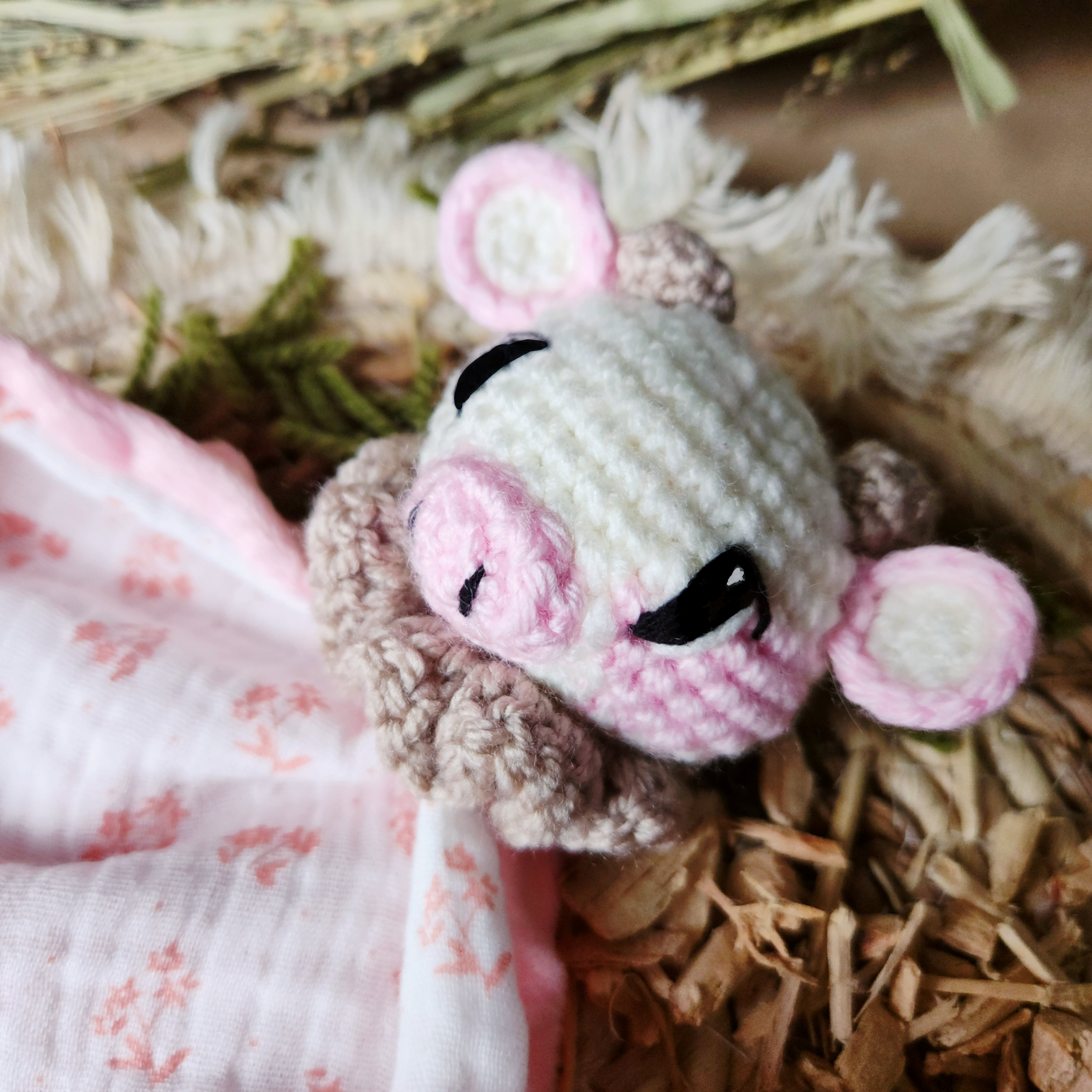 Doudou Lange Vanille la Vachette