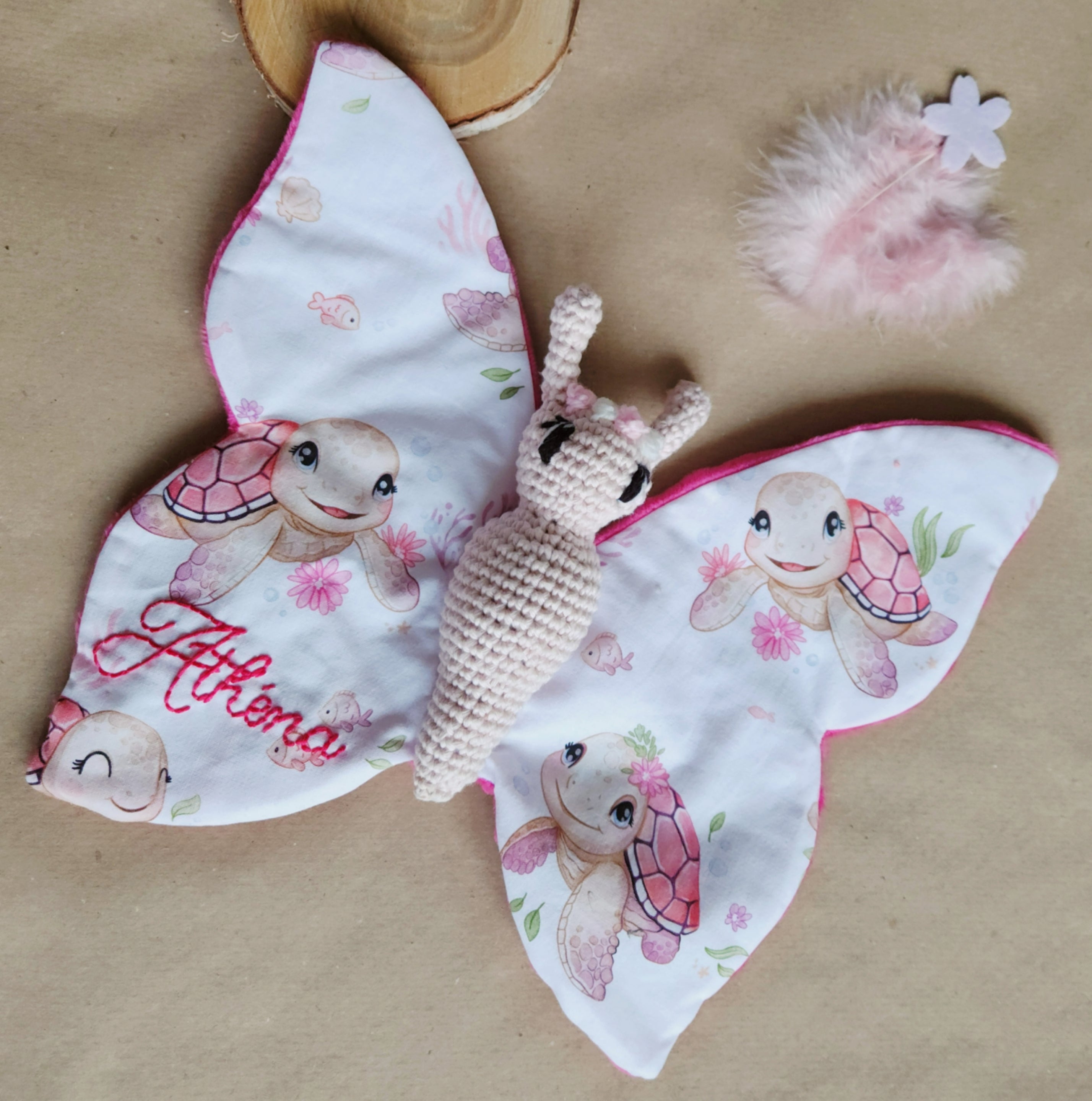 Doudou Lange Marion le Papillon