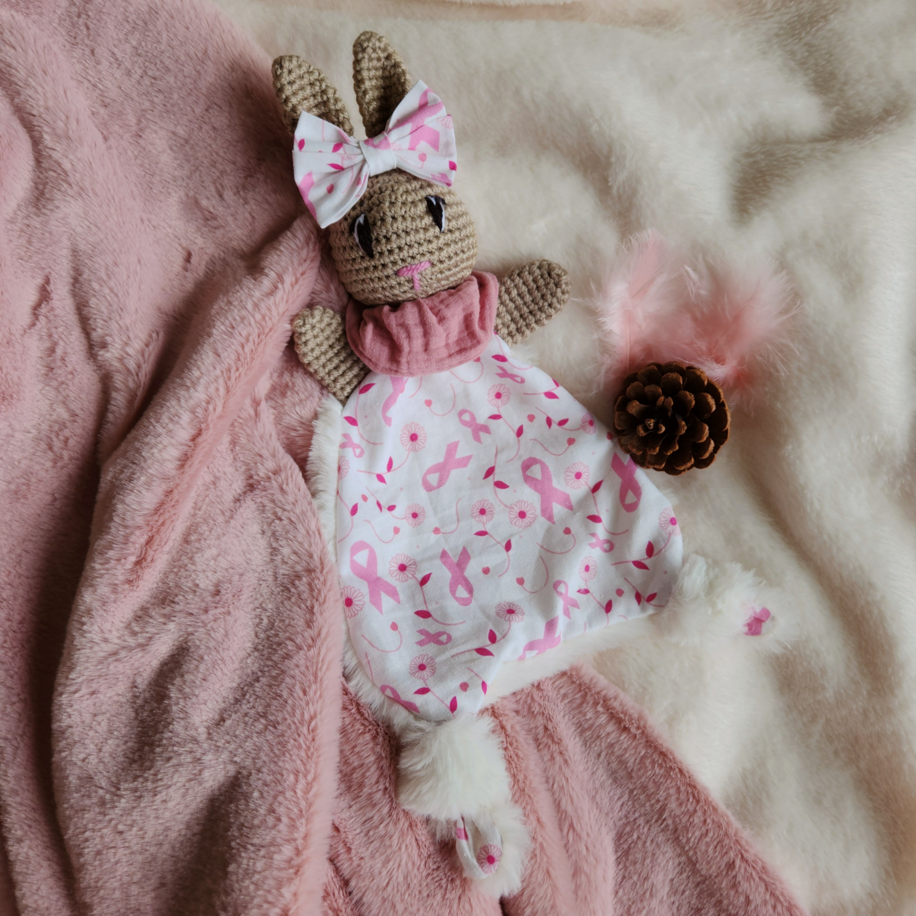 EN STOCK Doudou Caresse Gabin le Lapin Collection Octobre